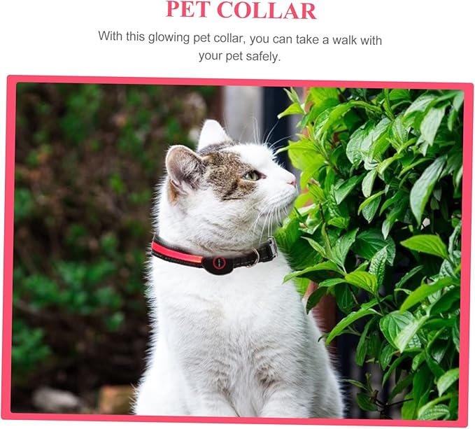 Night Luminous Dog Collar USB Rechargeable Led Pet Collar for Safe Durable and Wear-Resistant Multi-Function Warning Light