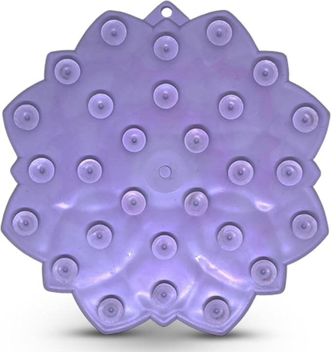 SodaPup Mandala Softie eTray –Durable Enrichment Feeder Made in USA Non-Toxic, Pet-Safe, Food Safe Rubber for Mental Stimulation, Avoiding Overfeeding, Fresh Breath, Digestive Health, Calming, & More