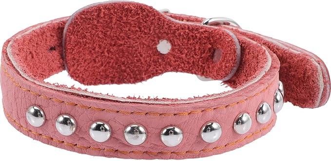 Soft Leather Dog Collar 2.5cm Wide Adjustable Large Dog Collar Supple Comfortable Neck Strap for German Shepherd Pet Accessories