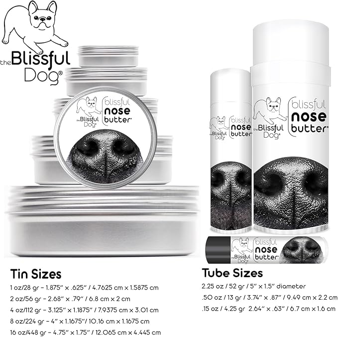 The Blissful Dog Great Dane Unscented Nose Butter - Dog Nose Butter, 4 Ounce