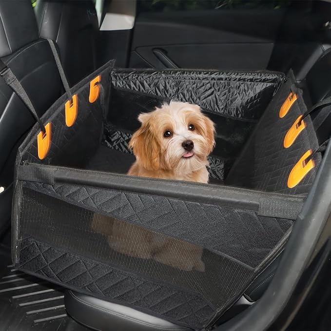 Dogs Car Seats for Puppy Car Seat Booster Back Seat Extender for Small Dogs Pet Seat Cover for Trunk, SUV （L Size）