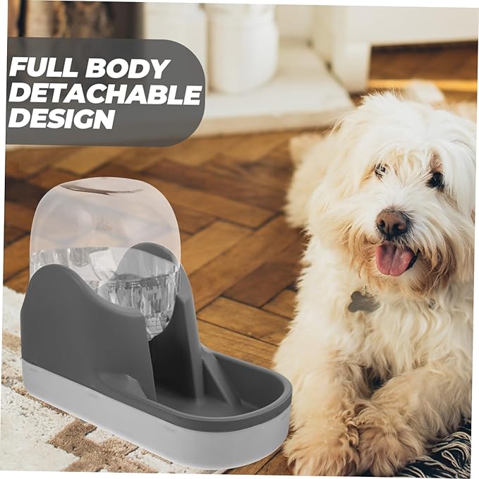 Kisangel Cat Water Dispenser Capacity Automatic -fed Water Bowl for Dogs and Cats Easy to Fill and Pet Drinking Fountain Removable Design for Convenient Use