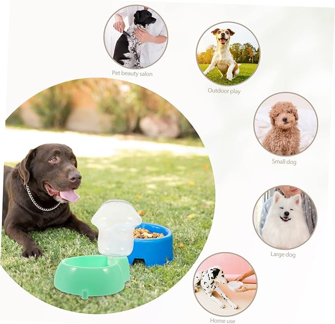 HANABASS 1set Automatic Pet Water Dispenser Compact Plastic Water Feeding Station for Dogs Cats and for Monitoring Smooth for Comfort