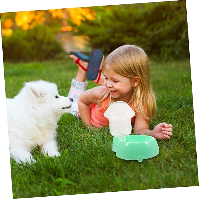 Mipcase 1set Automatic Pet Water Feeder Portable Water Dispenser for Dogs and Cats Lightweight Design Capacity Easy to Smooth Base for Indoor and Outdoor Use
