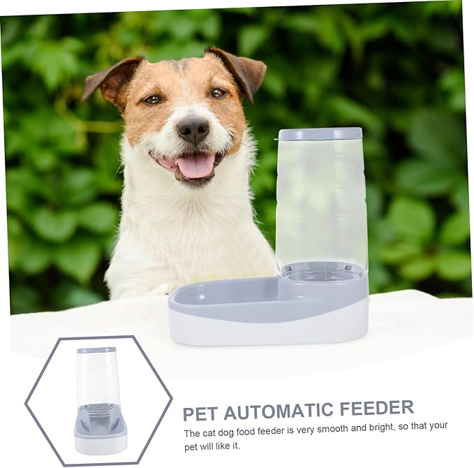 VANZACK Dog Cat Feeder Practical Pet Food Dispenser 3.8l Automatic Feeder Food Container for Pet Animals