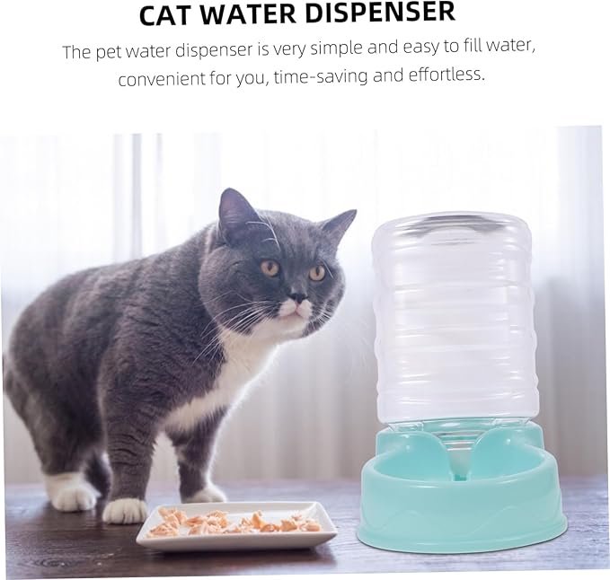 Feeder Bowl for Cats Automatic Pet Water Dispenser Intelligent Cat Water Feeder -Resistant Plastic