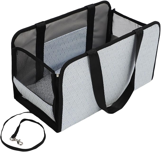 Pet Car Seat, Center Console Dog Car Seat Detachable Pet Safety Booster with Adjustable and Comfortable Pillow for Dogs Cats