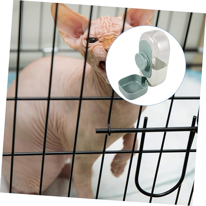 POPETPOP 4pcs Pet Water Bottle Dog Crate Water Bowl Automatic Waterer No Leak Pet Supply Cage Accessory