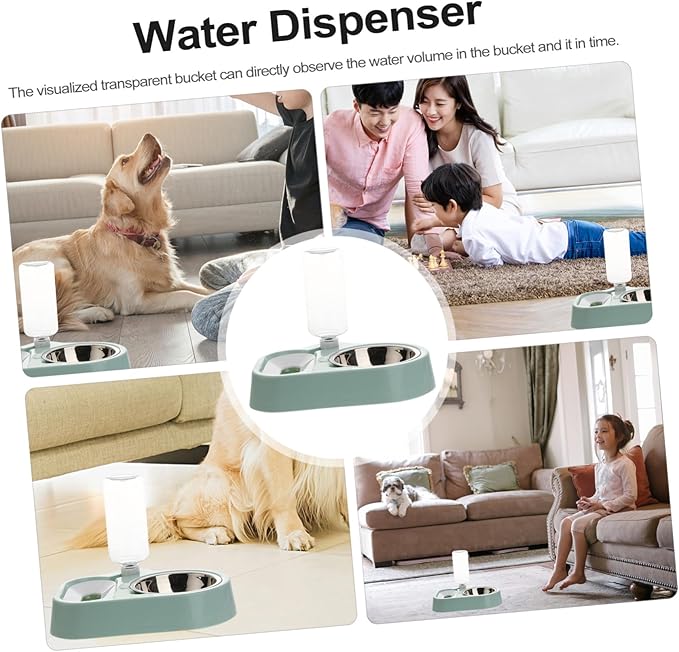 Automatic Cat Water Dispenser Capacity Pet Water Feeder Bowl Running for Dogs