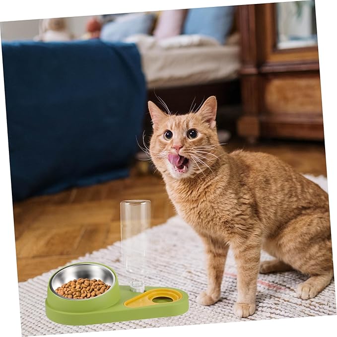 Milisten Automatic Pet Food Feeder Water Dispenser Detachable Dog Bowl for Dogs Compact and Lightweight Design for Easy Use Pet Feeding