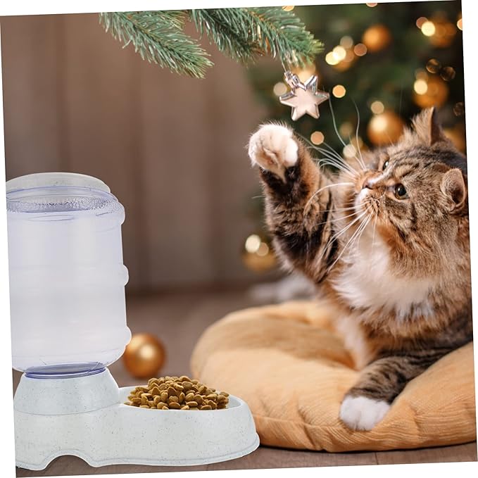 VANZACK Automatic Pet Food Dispenser for Cat Dog Unique Design Sturdy Construction Home Pet Supply