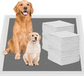 Gardner Pet Charcoal Puppy Pads 28x34 Inches Extra Large Dog Pee Pads Odor-Control & Leak-Proof Disposable Pet Training Edge-Wrapping Thicken Potty Pad for Dogs, Cats, Rabbits-(White)
