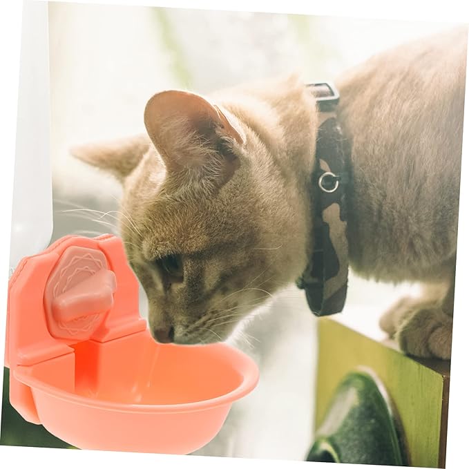 Garneck Pet Water Dispenser Bowl Dog Cat Water Feeder Automatic Feeder Raised Cat Bowl