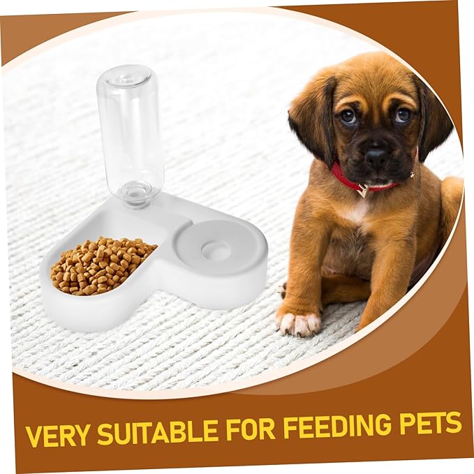 Multi-Function Cat Feeder Elevated Pet Food Bowl Automatic Water Container Cat Dog Food Holder Pet Supply