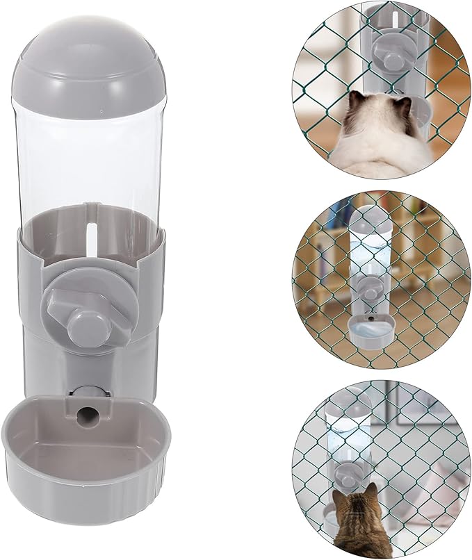 Pet Hanging Feeder Automatic Water Dispenser Water Bottle for Dogs Cat Pet Feeder Abs Material
