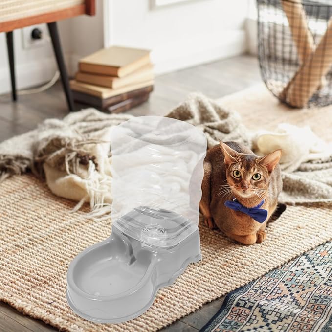 Automatic Pet Water Fountain Dispenser Non- Pet Water Bowl for Cats and Dogs and Compact Design for Indoor Use Easy to Refill and Maintain