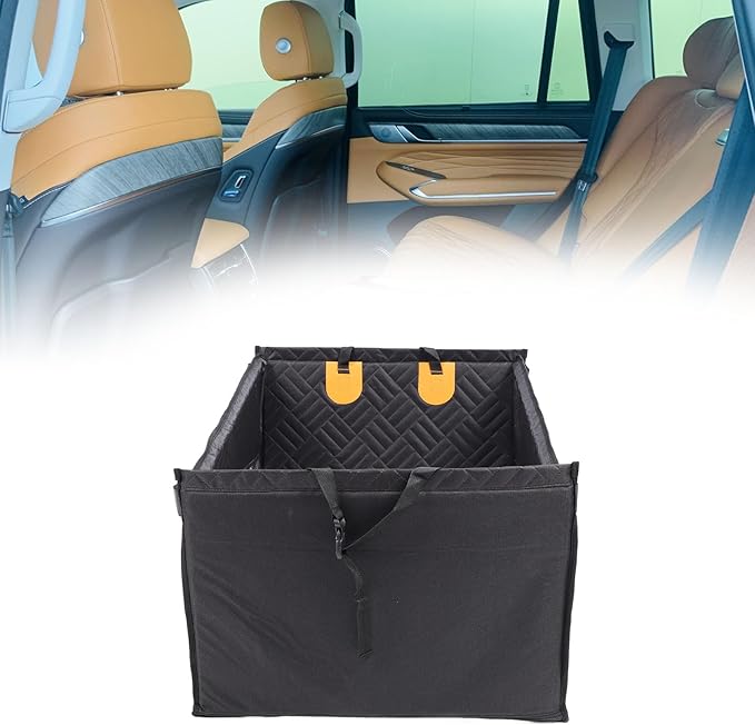 Dog Car Seat, Portable Dog Booster Seat Oxford Fabric Breathable Pet Car Seat Travel Bed for Small Medium Dogs Puppy