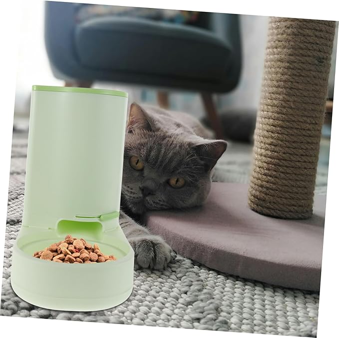 Cat Feeder for Outdoor Indoor Automatic Pet Drinking Fountain Large Capacity Non-Slip Bowl for Cats and Dogs