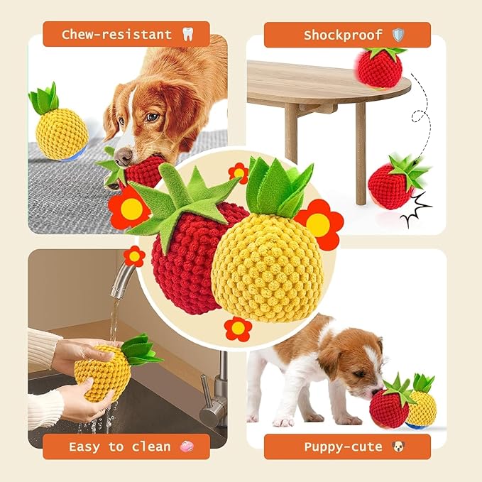 Zoomie 2.0 Buddy Interactive Dog Toys, Motion Activated Moving Dog Toy for Small/Medium Dogs, Enrichment Toys for Dogs, Dog Feeder Puzzle Toy, Fun Dog Toys to Keep Them Busy and Engaged (Orange)