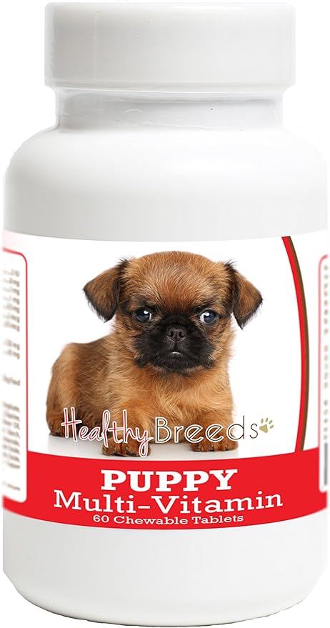 Healthy Breeds Brussels Griffon Puppy Dog Multivitamin Tablet 60 Count