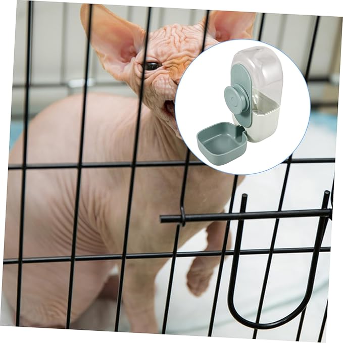 VANZACK 2pcs Automatic Pet Water Feeder Hanging Design for Cats and Dogs Compact and Stable Pet Water Dispenser for Cages
