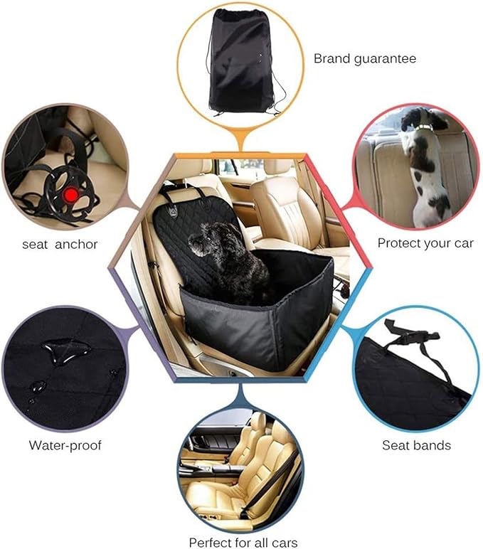 Stable Dog Car Seats,Car Dog Seats or Puppy Car Seats for Small to Mediums Size Pet,Waterproof Pet Seats for Car SUV