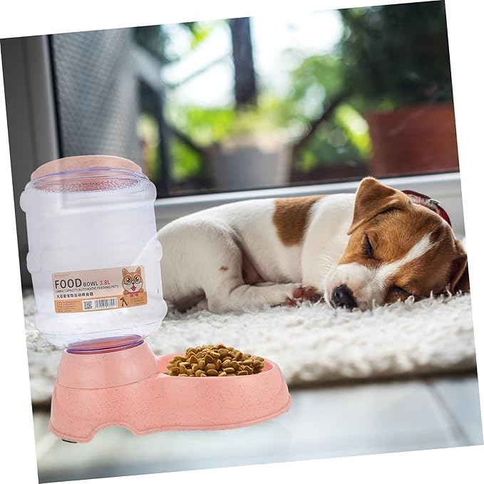 VANZACK 3.8L Automatic PET Feeder Plastic Dog and Cat Food Dispenser Timer Large Capacity PET Feeding Bowl for Indoor Use