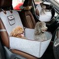 Dog Car Seats for Small Dogs Medium Dogs,2 in 1 Pet Reinforce Car Booster Seat,Portable Collapsible Dog Car Carrier Breathable Bag, Puppy Car Seat with Storage Pocket for Cars, Trucks, Suvs