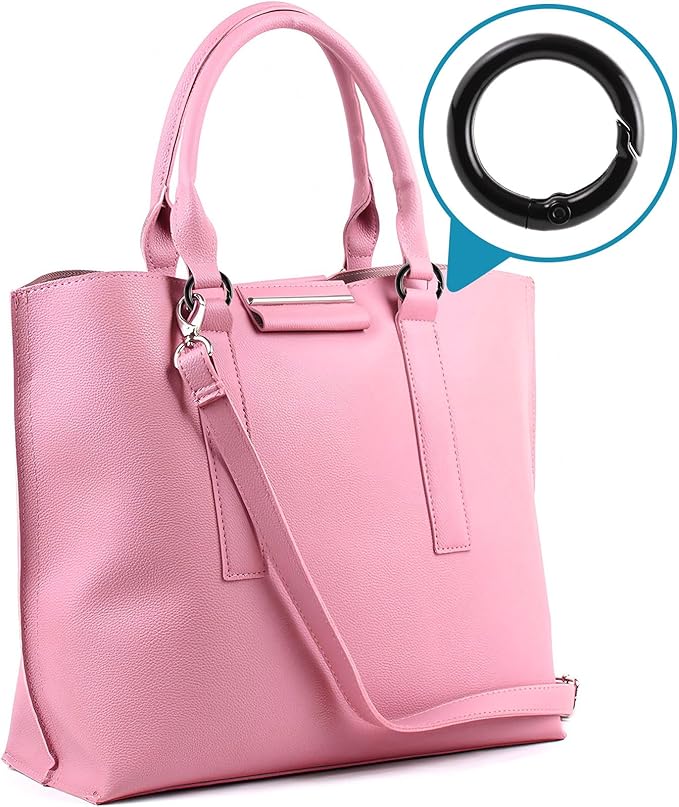 Spring O Rings,Round Spring Snap Keyring, Metal Carabiner Clips for Keychain Handbag Purse Dog