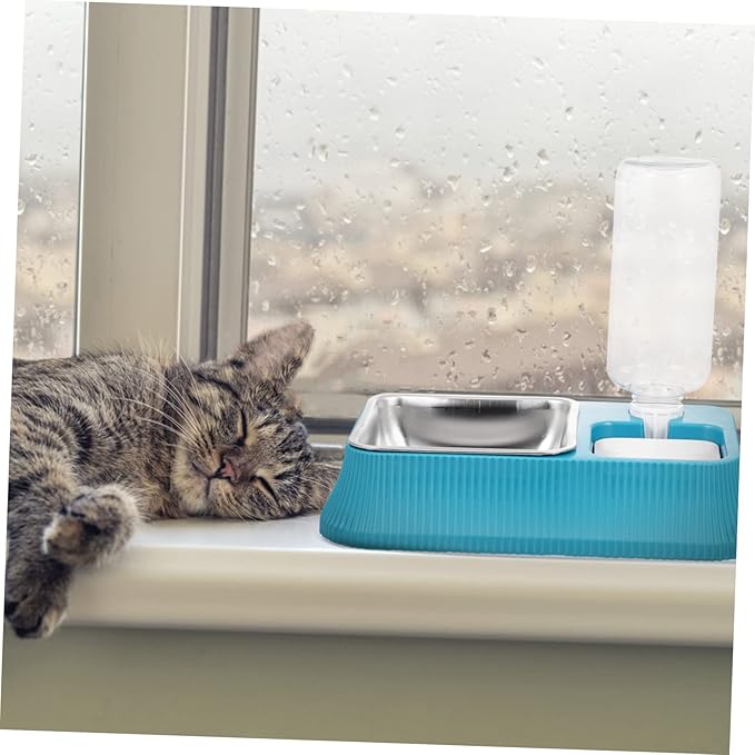 KESYOO Pet Water Dispenser Detachable Design for Easy Cleaning Multi Use Feeder for Dogs and Cats Material for Indoor Use and Busy Pet Owners
