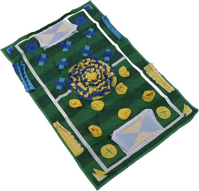 Dog Sniff Blanket Snuffle Mat 39.4 x 25.6in Grass Green - Interactive Pet Nose Work Toy, Durable Polyester for Stress Relief and Mental Stimulation