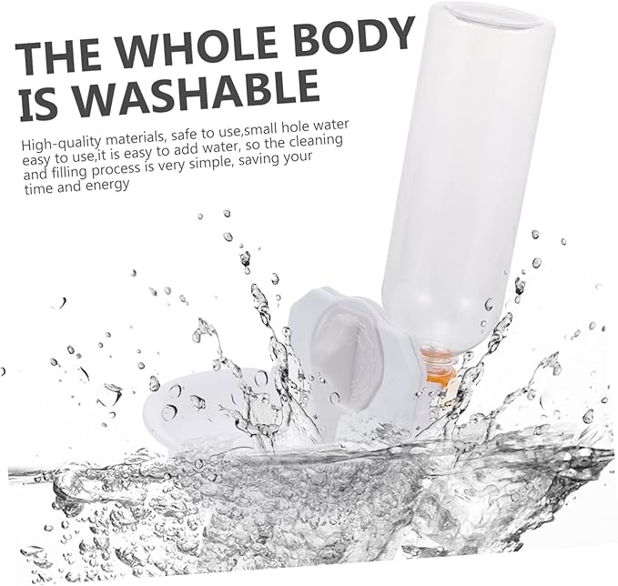 Sosoport Automatic Pet Water Dispenser Water Drinking Bowl for Dogs and Cats Convenient and Practical Pet Feeder Easy to Install Suitable for Cages and Outdoor Use