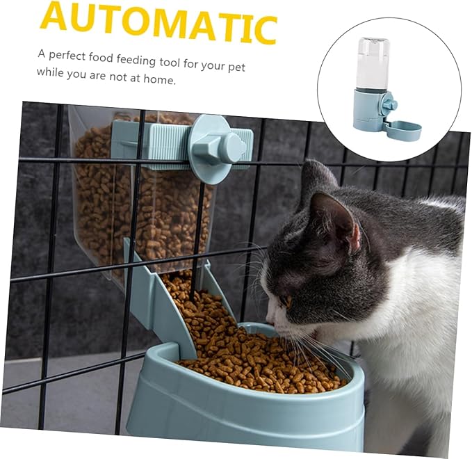 Totority Automatic PET Water Dispenser Hanging PET Waterer for Cats and Dogs Indoor Animal Feeder Material 1.5L Capacity for Home Use
