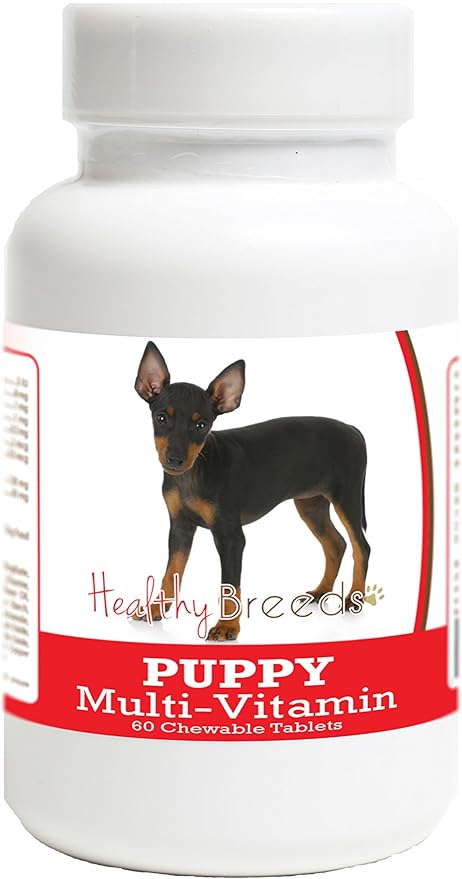 Healthy Breeds Manchester Terrier Puppy Dog Multivitamin Tablet 60 Count