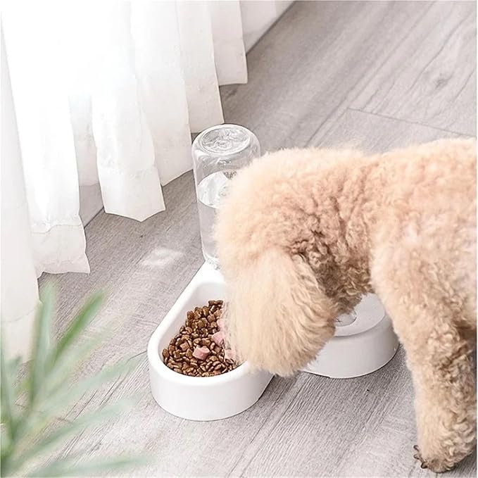 Automatic Pet Feeder & Water Feeder for Dogs and Cats - Adjustable Dog Bowl with Smart Timer