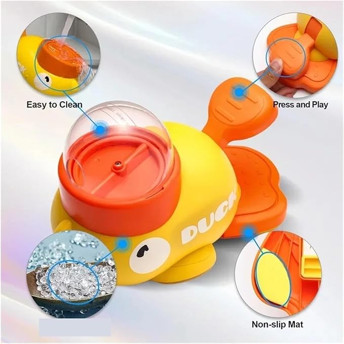 Interactive Dog Puzzle Feeder - Cartoon Duck Design, Slip Automatic Treat Dispenser for Pet Training(B)