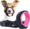 Gentle Muzzle Guard for Dogs - Prevents Biting and Unwanted Chewing Safely Secure Comfort Fit - Soft Neoprene Padding – No More Chafing – Training Guide Helps Build Bonds with Pet (XS, Pink)