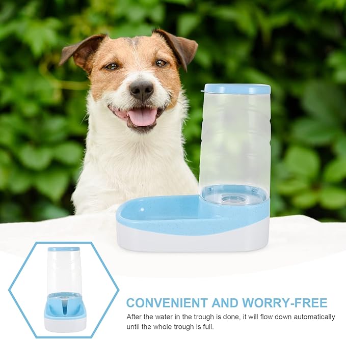 balacoo Automatic Pet Water Bowl Cat Water Feeder Non- Base Easy to Lightweight Design for Pets