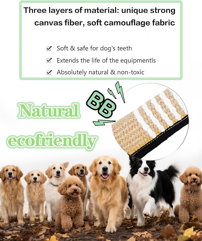Clysoru Squeaky Tug Toy for Dogs Jute with 2 Strong Handles Lasting Training Equipment Puppy to Large Dog Interactive Toys of War Pull Indestructible Rope Pet Crinkle Teething
