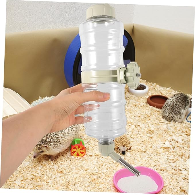 Hanging Dog Water Dispenser Automatic Pet Water Feeder for Cats Rabbits and Small Animals No Leak Design Convenient Cage Accessory for Thirsty Pets