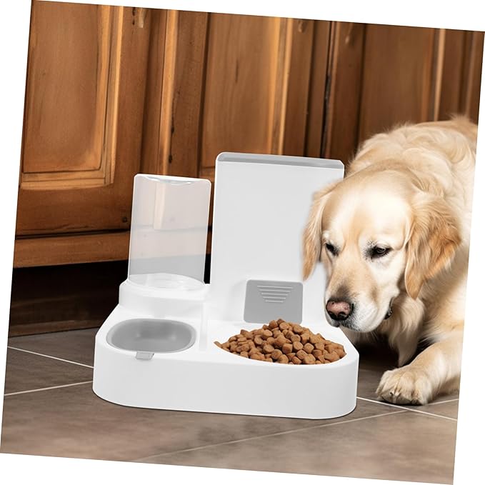 Automatic Water Feeder Large Capacity Dog Food and Water Dispenser Dry and Wet Separation Design