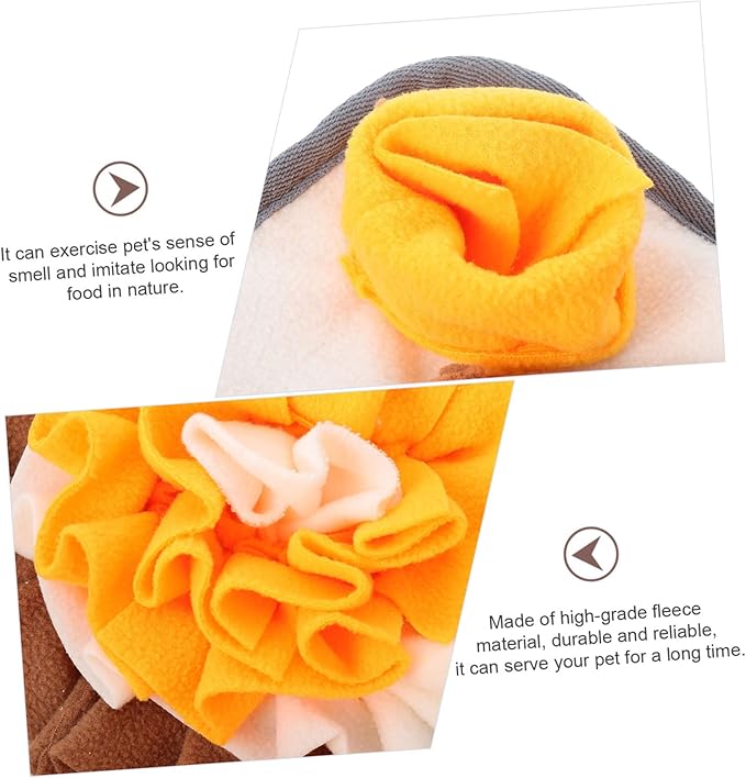 Interactive Small Pet Snuffle Mat Non Slip Foraging Pad for Rabbits Small Animals Durable Easy to Encourages Natural Foraging Behavior for Stimulating Nose