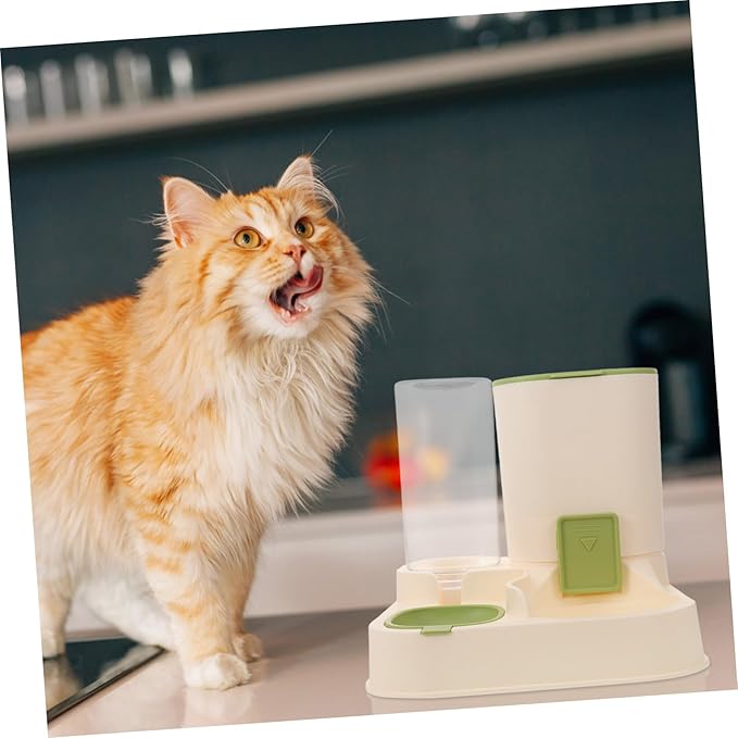 Automatic Water Feeder for Dogs Cats Large Capacity Dry Wet Food Separation Detachable Water Dispenser Easy Pet Bowl