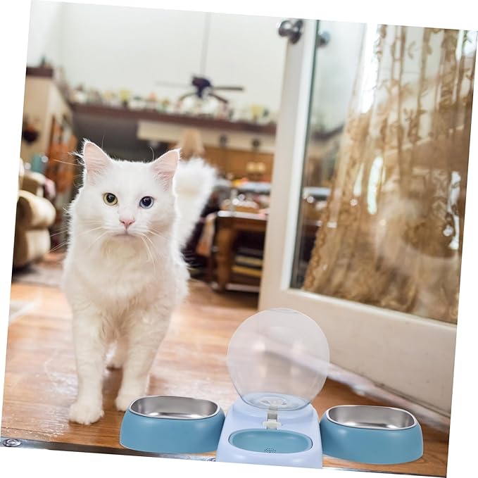 BESPORTBLE Transparent Pet Water Dispenser Automatic Water Feeder for Cats Dogs and Pets Lightweight Abs Design with Easy Clean Features