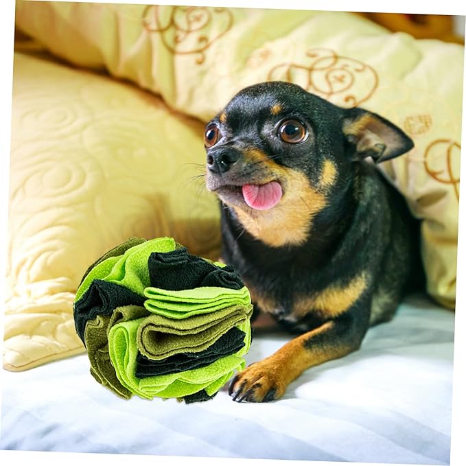 Dog Sniffing Training Toy Interactive Pet Food Leakage Ball for Slow Feeding and Engaging Playtime Upgraded Snuffle Ball for Dogs