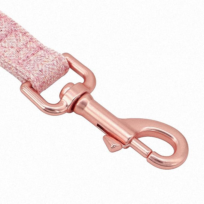Fashion Personalized Dog Collar Custom Nylon Dog Collars Engraved Name ID Adjustable for Small Medium Large Dog Chihuahua Pink Leash S