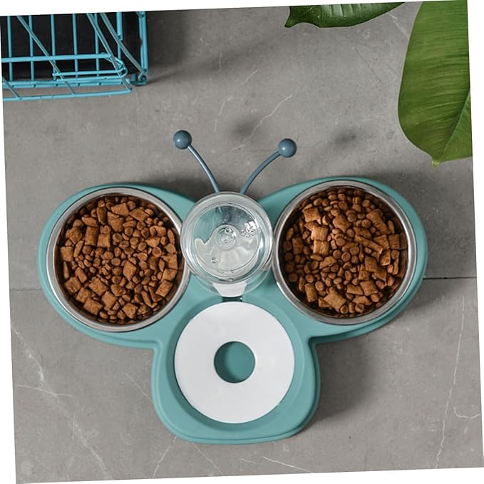 Kisangel Automatic Waterer Feeder Dog Water Dispenser for Cats Puppies Easy Skid Puppy Feeder