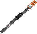 GOGO Pet Products Comfy Nylon 1-Inch Adjustable Pet Collar, Large, Gray