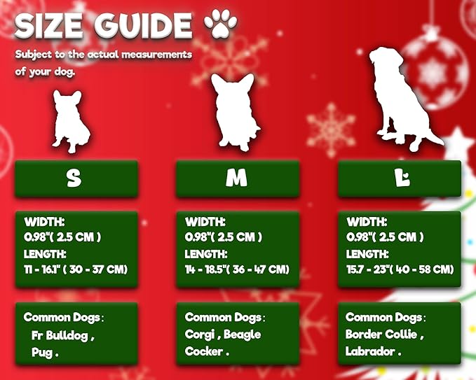 DOGWONG LED Dog Collar - Christmas Red Plaid Heavy Duty Light up Dog Collars - Rechargeable Waterproof - Lighted Dog Collars for Night Walking, Hiking, Camping(Red Plaid,M)