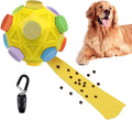 Snuffle Ball for Dogs - Sniffle Dog Treat Ball, Mental Stimulating Dog Toys, Treat Snuffle Ball, Dog Snuffle Toy for Small, Medium and Large Dogs (Yellow)